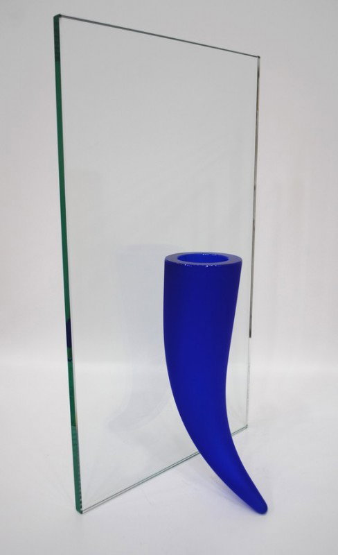 Philippe Starck for Daum Vase: Designer & Manufacturer: Philippe Starck; Daum Markings: etched "Philippe Starck Daum" Country of Origin & Materials: France; glass Additional Information & Circa: Fine & rare "Une Etrangete Sous Un M