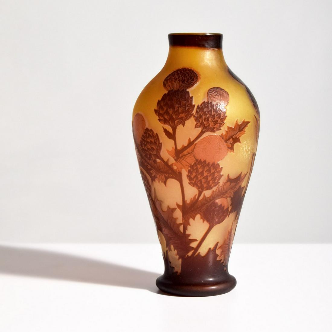 Emile Galle "Thistle" Vase (1 of 6)