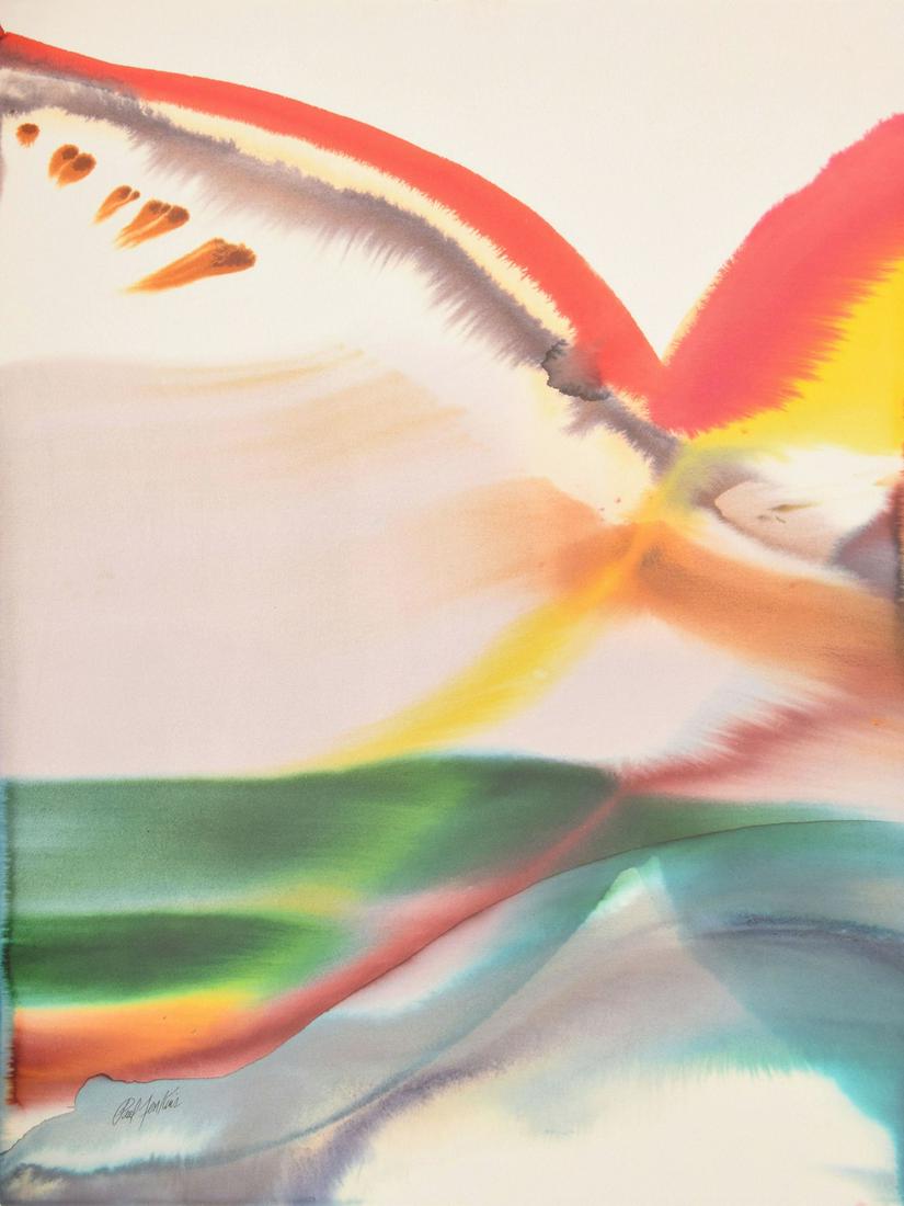 Paul Jenkins "Phenomena" Painting, 43"H (1 of 9)