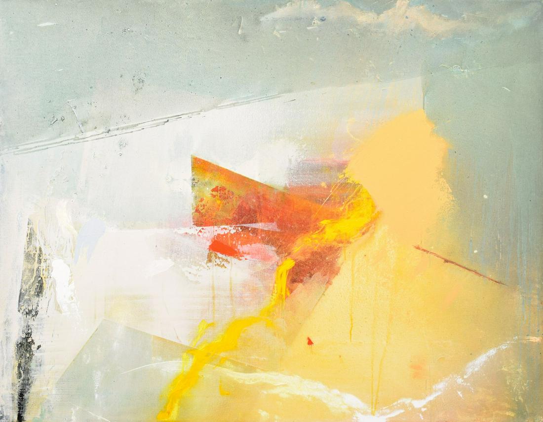 Richard Saba Abstract Painting, 43"W (1 of 10)