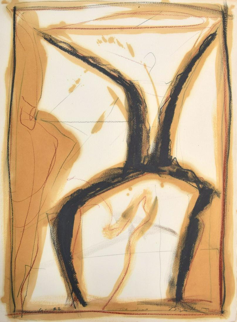 Bryan Hunt Mixed Media Painting (1 of 8)