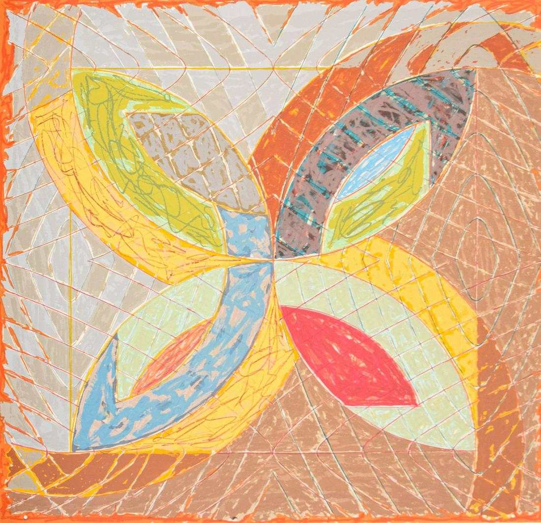 Frank Stella "Polar Coordinates III" Print, Signed Ed. (1 of 7)