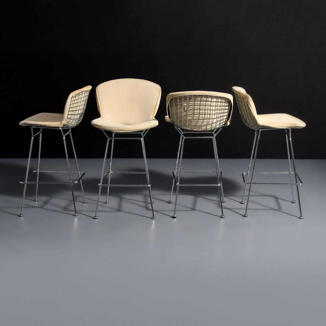 Set of 4 Harry Bertoia Bar Stools, Knoll (1 of 8)