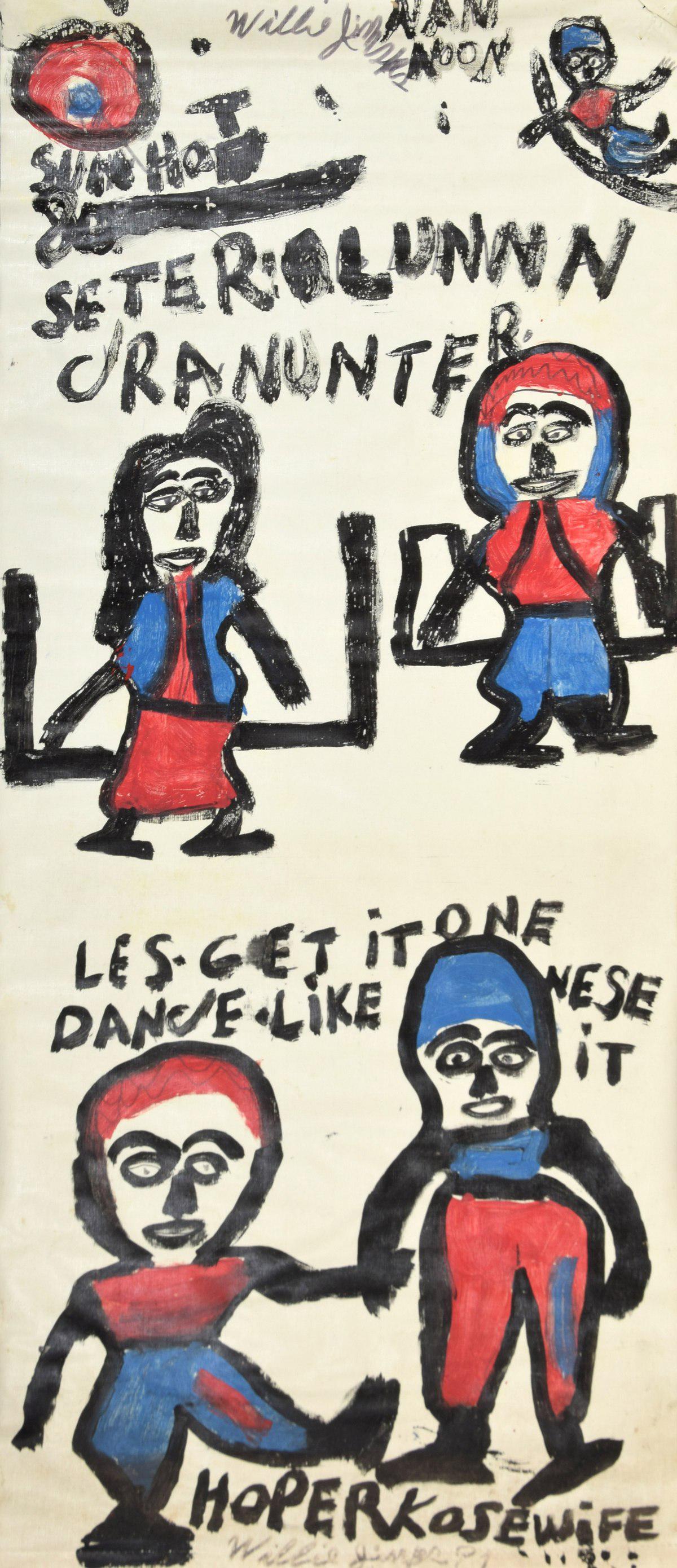 Willie Jinks Folk Art Painting (1 of 7)