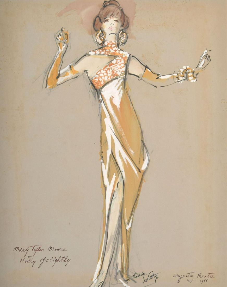 Freddy Wittop "Breakfast at Tiffany's" Drawing (1 of 6)