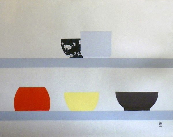 Ed Baynard Framed Watercolor: Designer & Manufacturer: Ed Baynard Markings: signed, dated Country of Origin & Materials: USA; paper Additional Information & Circa: Fine watercolor on paper by Ed Baynard (1940-) in finished corner