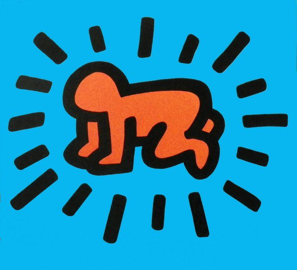 Keith Haring "Radiant Baby" Screenprint (Certifica: Designer & Manufacturer: Keith Haring Markings: signed, stamped, numbered Country of Origin & Materials: USA; screenprint Additional Information & Circa: Iconic "Radiant Baby" screenprint from the "Ic