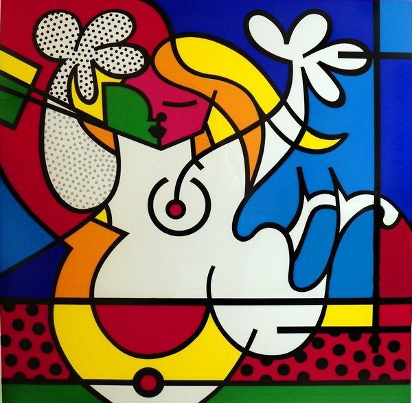 Romero Britto "Little Britto" 10/125: Designer & Manufacturer: Romero Britto Markings: signed, numbered Country of Origin & Materials: USA; silk screen Additional Information & Circa: "Little Britto" silkscreen by Romero Britto (1964-). C