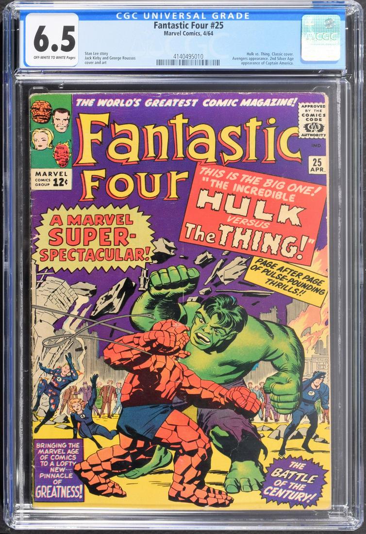 Marvel Comics FANTASTIC FOUR #25, CGC 6.5 (1 of 4)