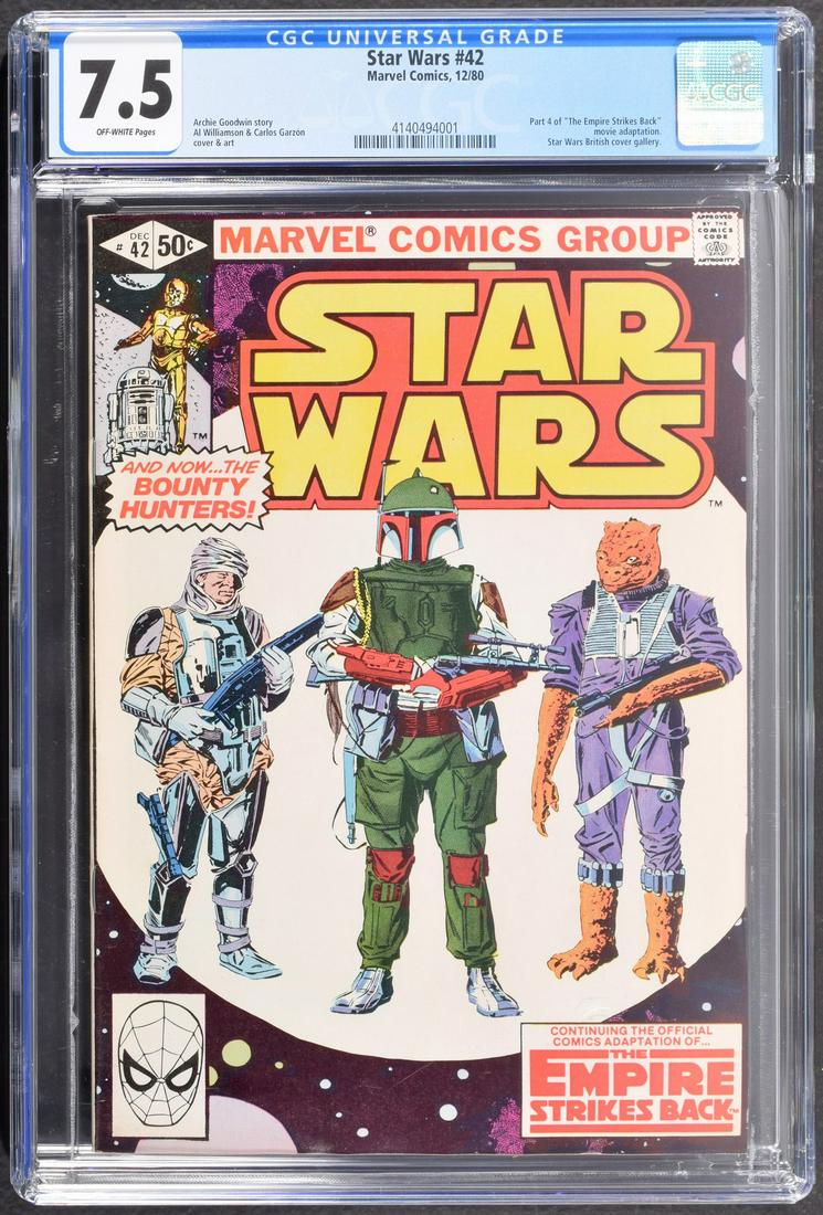 Marvel Comics STAR WARS #42, CGC 7.5 (1 of 4)