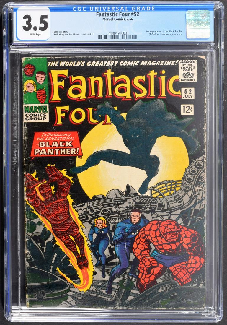Marvel Comics FANTASTIC FOUR #52, CGC 3.5 (1 of 4)