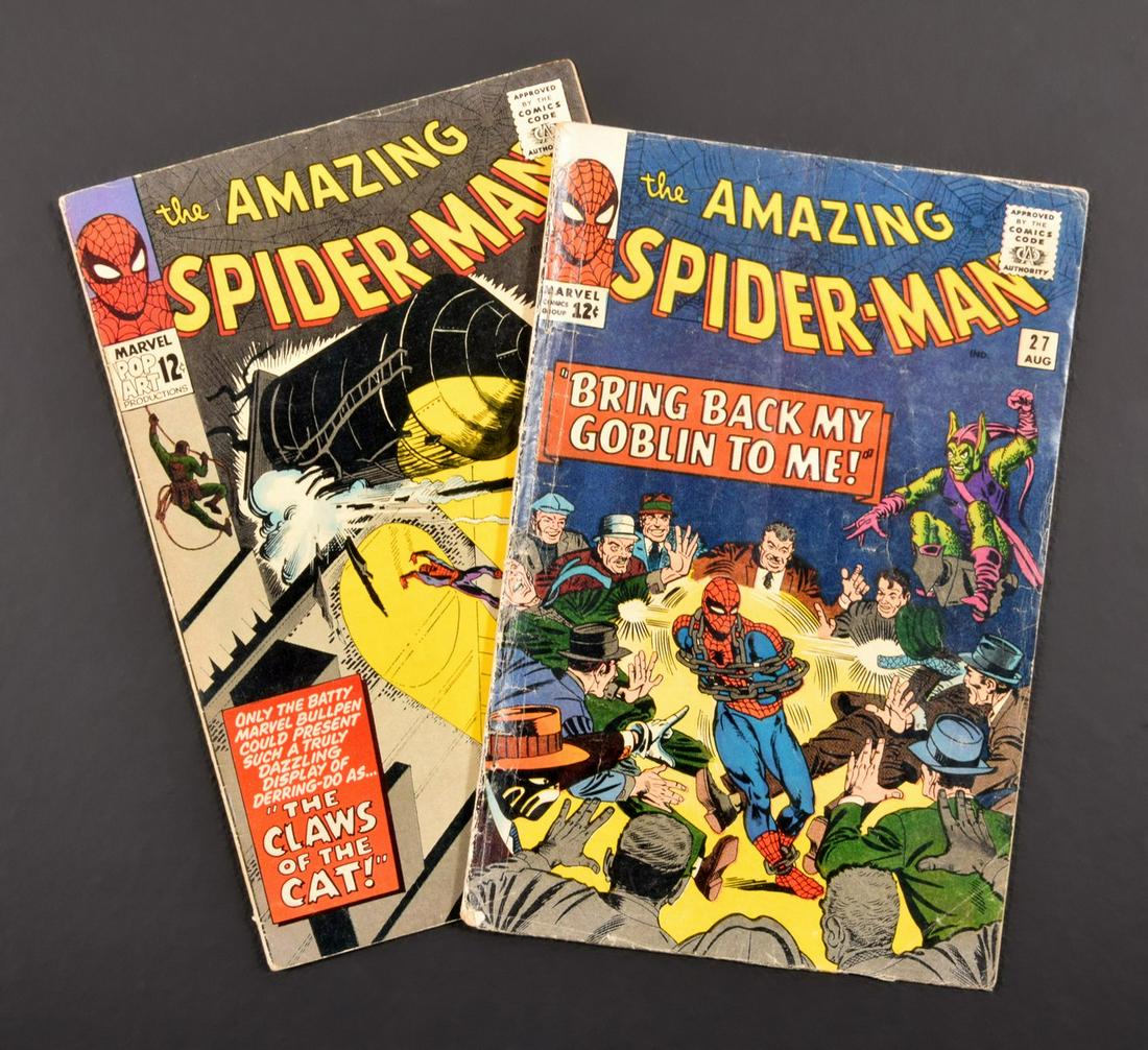 2 Marvel Comics, THE AMAZING SPIDER-MAN #27 & #30 (1 of 7)