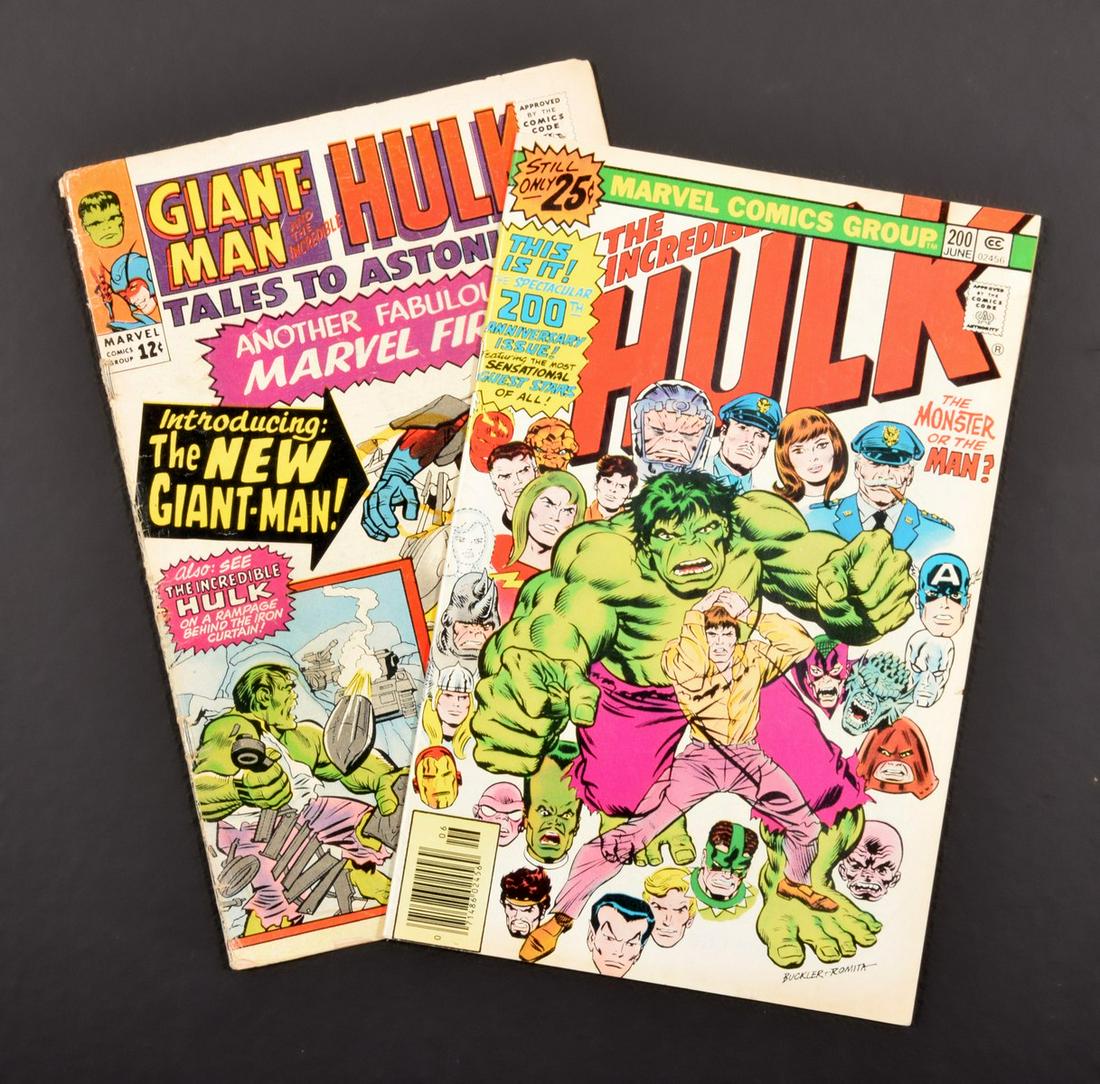 2 Marvel Comics, TALES TO ASTONISH #65 & HULK #200 (1 of 7)