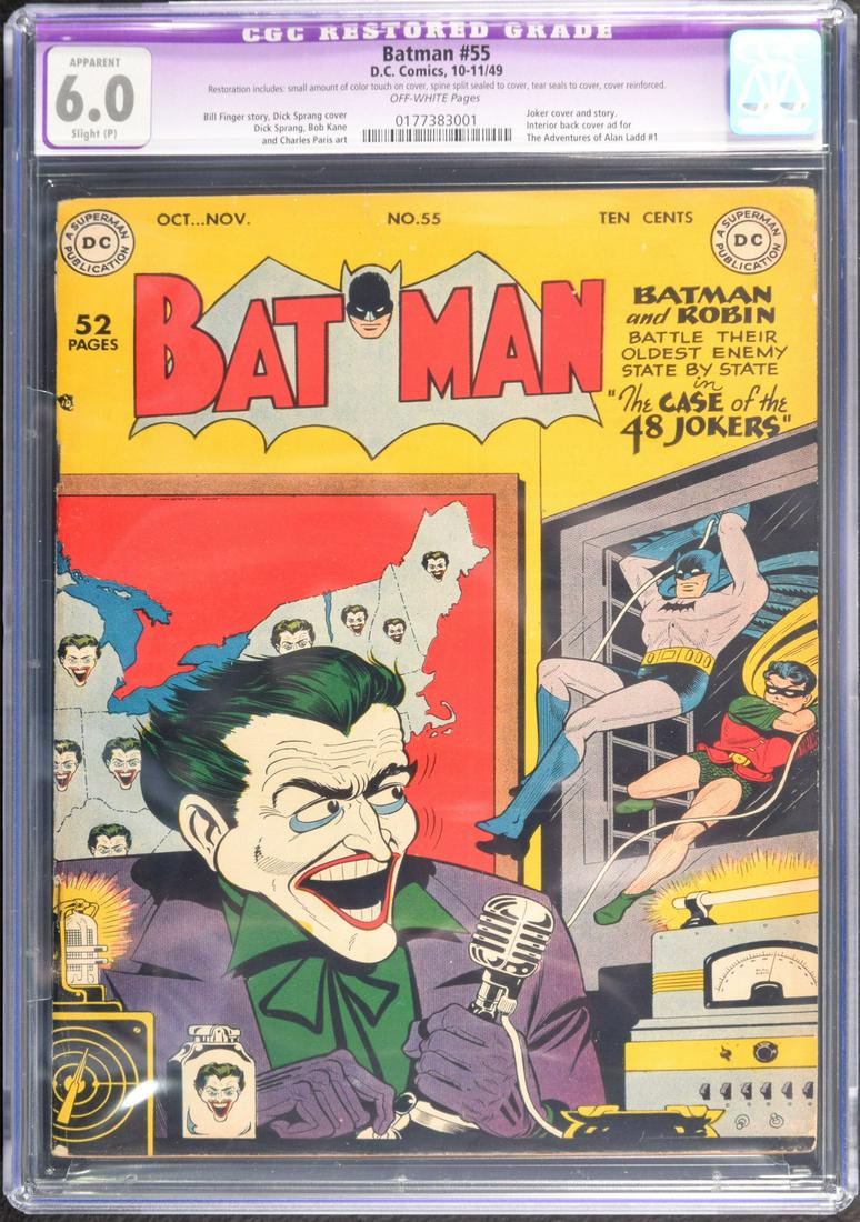 DC Comics BATMAN #55, CGC Restored 6.0 (1 of 4)