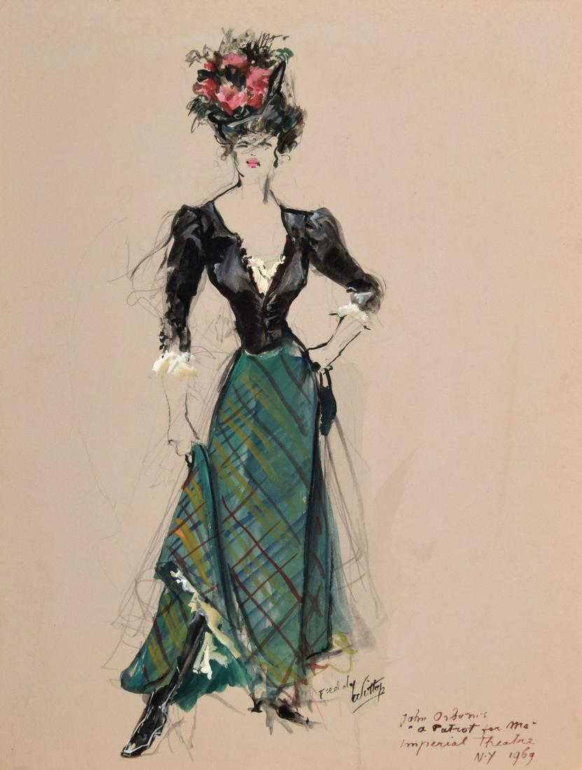 Freddy Wittop "A Patriot for Me" Costume Illustration (1 of 5)