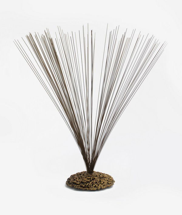 Modernist Sculpture, Manner of Bertoia: Designer & Manufacturer: Harry Bertoia, Manner of Markings: none Country of Origin & Materials: unknown; metal Additional Information & Circa: Modernist sculpture in the manner of Harry Bertoia. Molte