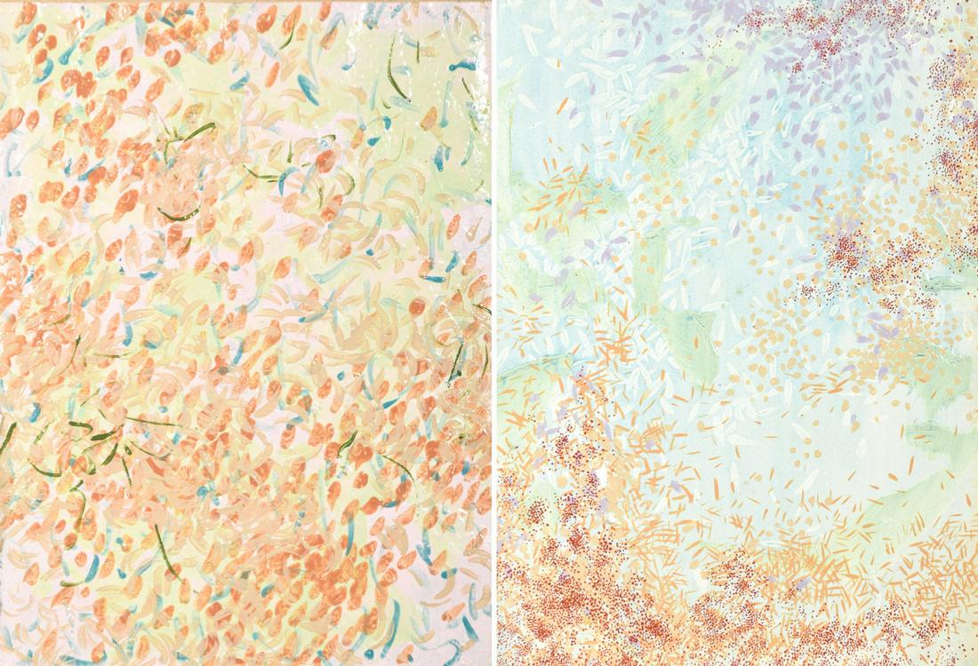 2 Donna Sylvester Abstract Paintings, Works on Paper (1 of 16)