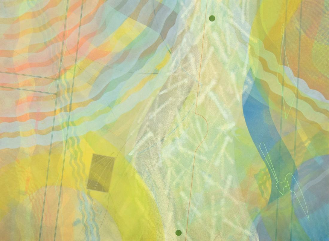 Paul Garland Abstract Watercolor Painting (1 of 7)