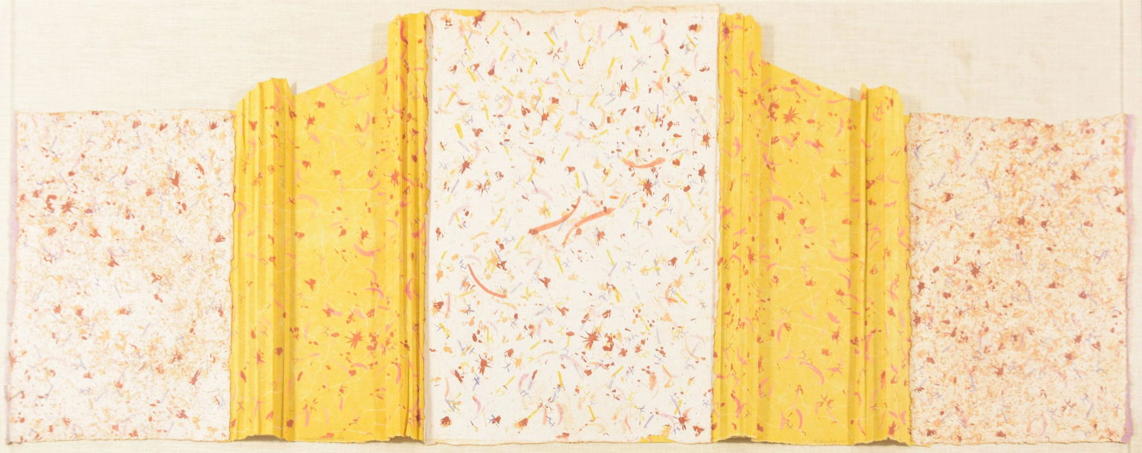 Large Barbara Pagh Sculptural Paper Collage, 68"W (1 of 7)