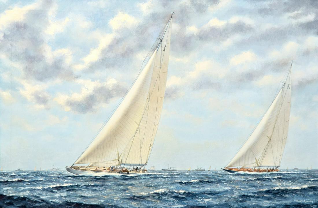 Mark Greene Painting, Yacht Race (1 of 9)
