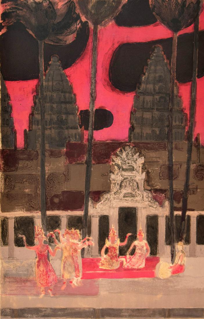 Bernard Cathelin NUIT... Lithograph, Signed Edition (1 of 7)