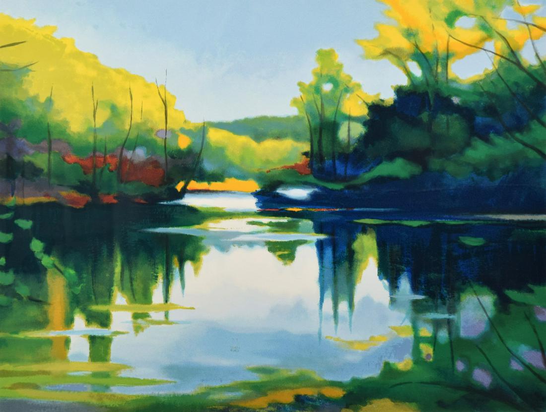 Tadashi Asoma TRANQUIL MOMENT Screenprint, Signed Edition (1 of 7)