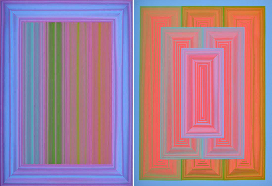 2 Richard Anuszkiewicz SEQUENTIAL Screenprints, Signed Editions (1 of 16)