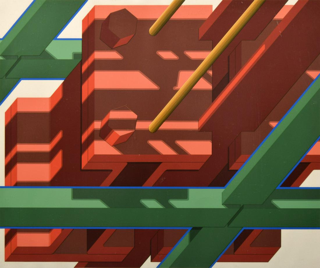 Hugh Kepets ALLEGHENY III Screenprint, Signed Edition (1 of 9)