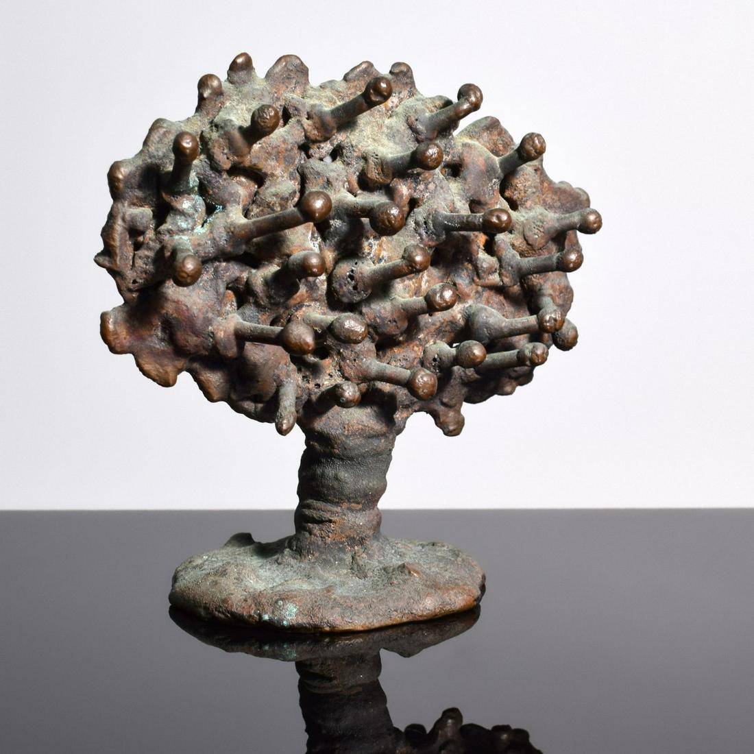 Klaus Ihlenfeld Sculpture: Artist/Designer; Manufacturer: Klaus Ihlenfeld (b. 1934) Marking(s); notes: signed Country of origin; materials: German/American; phosphorous bronze Dimensions (H, W, D): 3.75"h, 4.25"w, 2"d Additiona