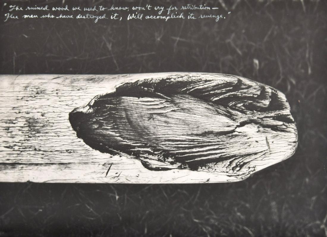 Peter Beard ORIGINAL END-GAME Gelatin Silver Print: Artist/Designer; Manufacturer: Peter Beard (1938-2020) Marking(s); notes: signed, marking(s); 1960 Country of origin; materials: American; gelatin silver print Dimensions (H, W, D): 20.25"h, 13.5"w; 3