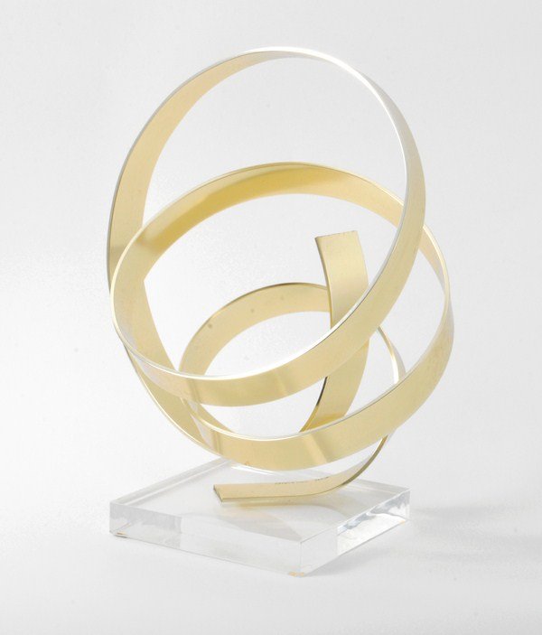 Sculpture by Dan Murphy: Designer & Manufacturer: Dan Murphy Country of Origin & Materials: USA; lucite, metal Additional Information & Circa: Modern sculpture by Dan Murphy; c. 1975 (Key Word Search: Curtis Jere) Dimensions: