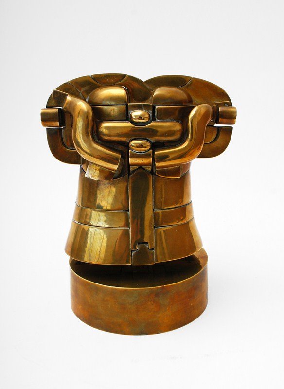 "Richelieu" Sculpture by Berrocal: Designer & Manufacturer: Miguel Berrocal Country of Origin & Materials: Spain; bronze Additional Information & Circa: "Richelieu" complicated sculpture by Miguel Berrocal (b. 1933). Includes original