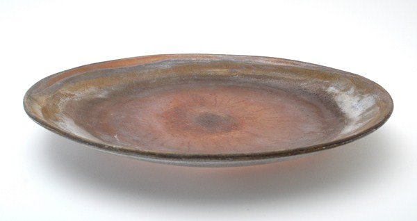 Large "Scavo" Charger by A. Barbini: Designer & Manufacturer: Alfredo Barbini; Cenedese Markings: marked Country of Origin & Materials: Italy; glass Additional Information & Circa: Large "Scavo" charger by Alfredo Barbini for Cenedese, M