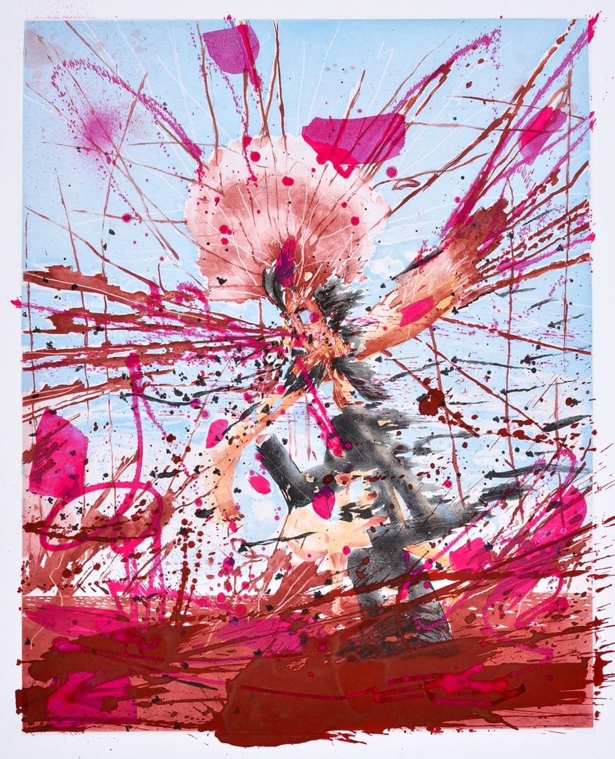 Barnaby Furnas BOOGIE MAN Etching / Aquatint: Artist/Designer; Manufacturer: Barnaby Furnas (American, b. 1973) Marking(s); notes: signed; PP 2/3; 2006 Materials: etching and aquatint with hand-coloring Dimensions (H, W, D): 25"h, 20.75"w (work i