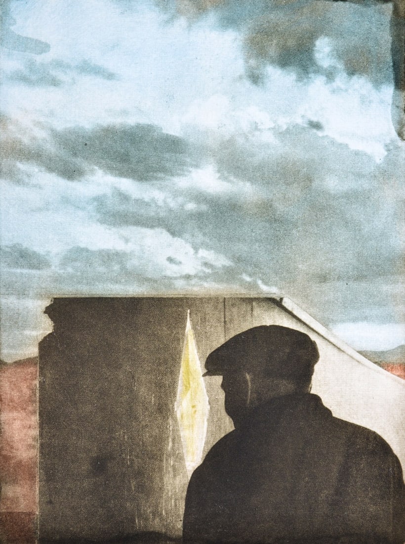 Joseph Cornell LANDSCAPE WITH FIGURE Heliogravure: Artist/Designer; Manufacturer: Joseph Cornell (American, 1903-1972) Marking(s); notes: estate stamped; AP for the edition of 125, 25/25 RMA; 1972 Materials: heliogravure Dimensions (H, W, D): 19.5"h,