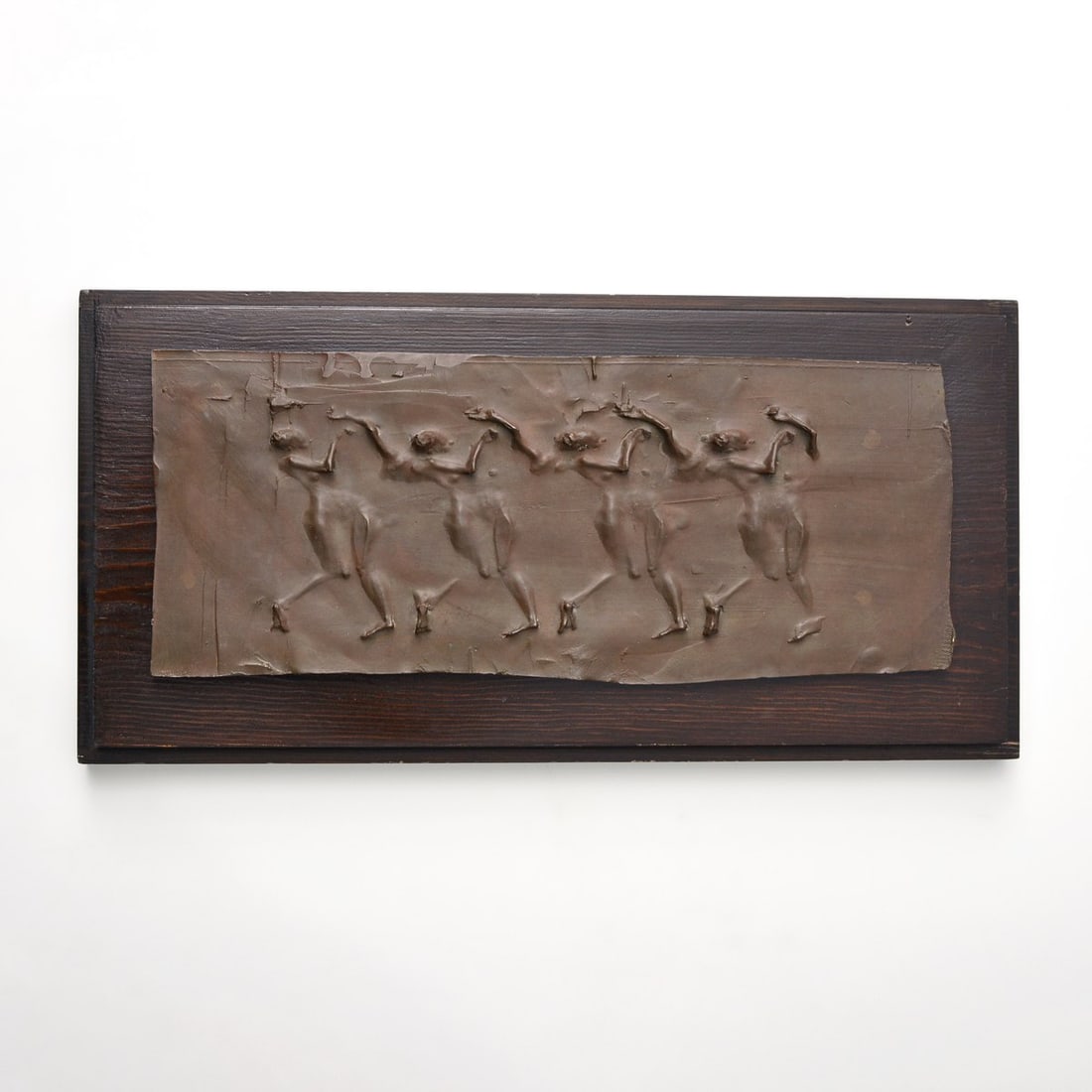 Robert Graham Bronze Relief Sculpture: Artist/Designer; Manufacturer: Robert Graham (Mexican/American, 1938-2008) Marking(s); notes: marked "Albert"; ed. 36/100; 1984 Materials: bronze, wood Dimensions (H, W, D): 12"h, 24"w Additional Info