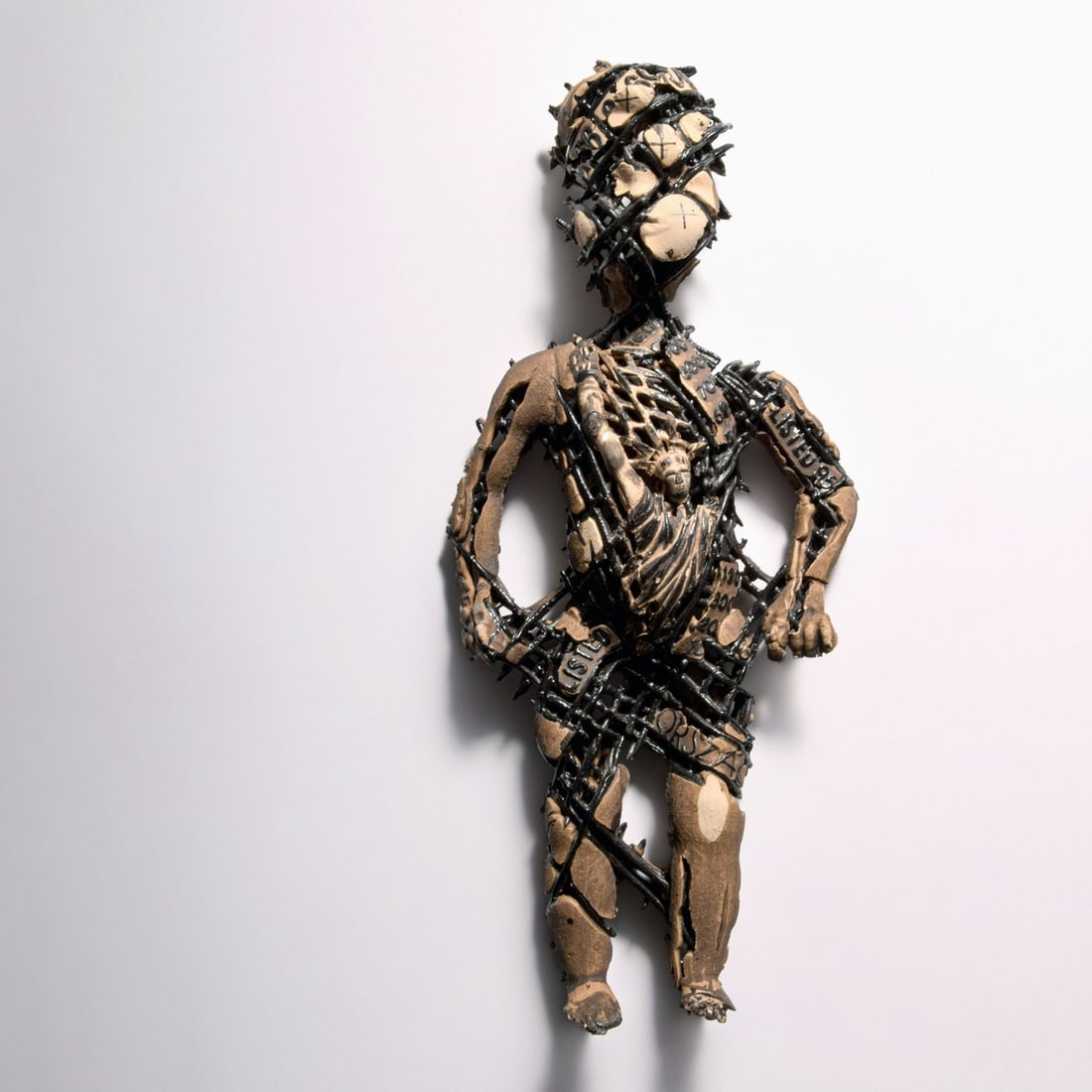 Laszlo Fekete Figural Sculpture: Artist/Designer; Manufacturer: Laszlo Fekete (Hungarian, b. 1949) Marking(s); notes: marking(s); 2014 Materials: porcelain Dimensions (H, W, D): 13.5"h, 6"w, 2"d Additional Information: The sculpture 