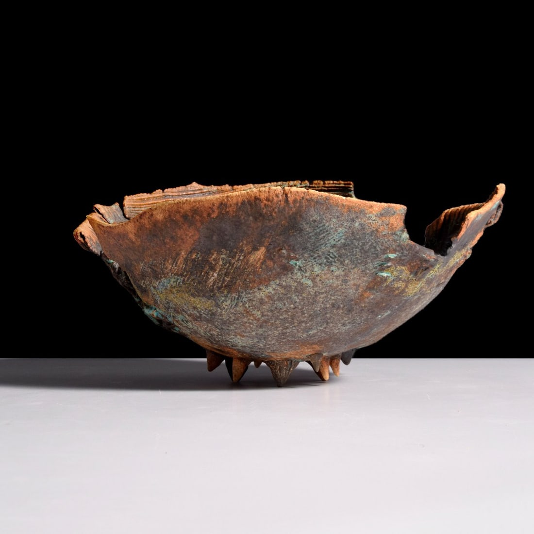 Sarah Epstein Bowl: Artist/Designer; Manufacturer: Sarah Epstein (Australian, 20th Century) Marking(s); notes: signed, marking(s) Materials: ceramic Dimensions (H, W, D): 6"h, 13"w, 10.75"d Additional Information: Proven