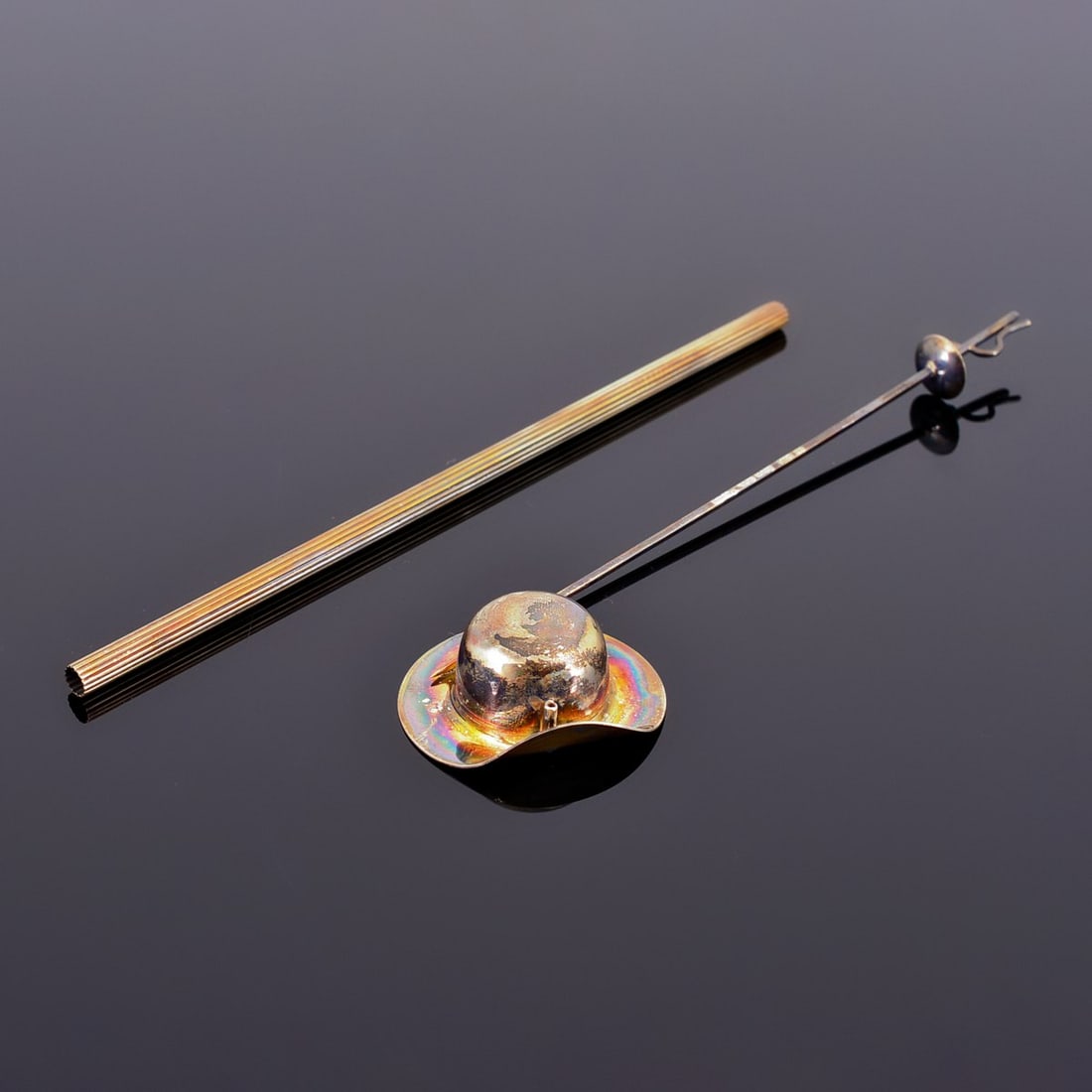 Tiffany & Co. Sterling Silver Cocktail Straw & Cartier Sterling Silver Candle Snuffer (1 of 16)