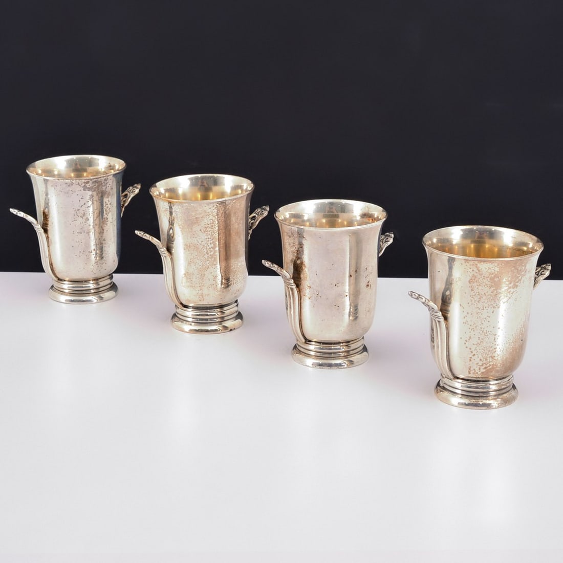 Set of 4 International Sterling ROYAL DANISH Sterling Silver Loving Cups (1 of 6)