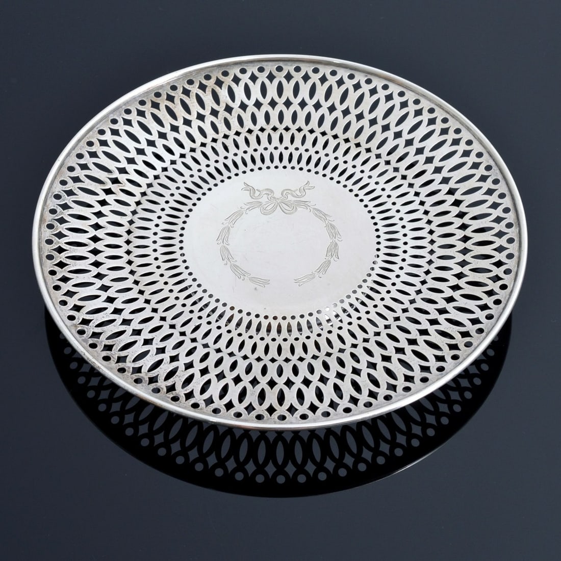 Sterling Silver Footed Tray (1 of 6)