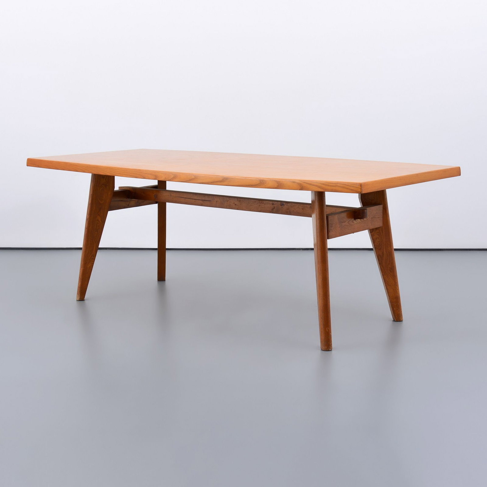 Charlotte Perriand & Pierre Jeanneret l'EQUIPEMENT DE LA MAISON Dining Table: Artist/Designer; Manufacturer: Charlotte Perriand (French, 1903-1999), Pierre Jeanneret (French, 1896-1967); l'Equipement de la Maison Marking(s); notes: IEM stamp Materials: <