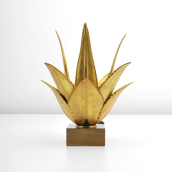 Maison Charles Table Lamp: Designer & Manufacturer: Maison Charles Markings: none Country of Origin & Materials: France; bronze Additional Information & Circa: Bronze table lamp by Maison Charles; c. 1940 (Key Word Search: Fren