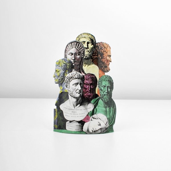 Piero Fornasetti Umbrella Stand: Designer & Manufacturer: Piero Fornasetti; Fornasetti Milano Markings: marked Country of Origin & Materials: Italy; metal, other Additional Information & Circa: Fine umbrella stand by Piero Fornasetti