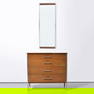 Paul McCobb LINEAR GROUP Chest of Drawers & Mirror