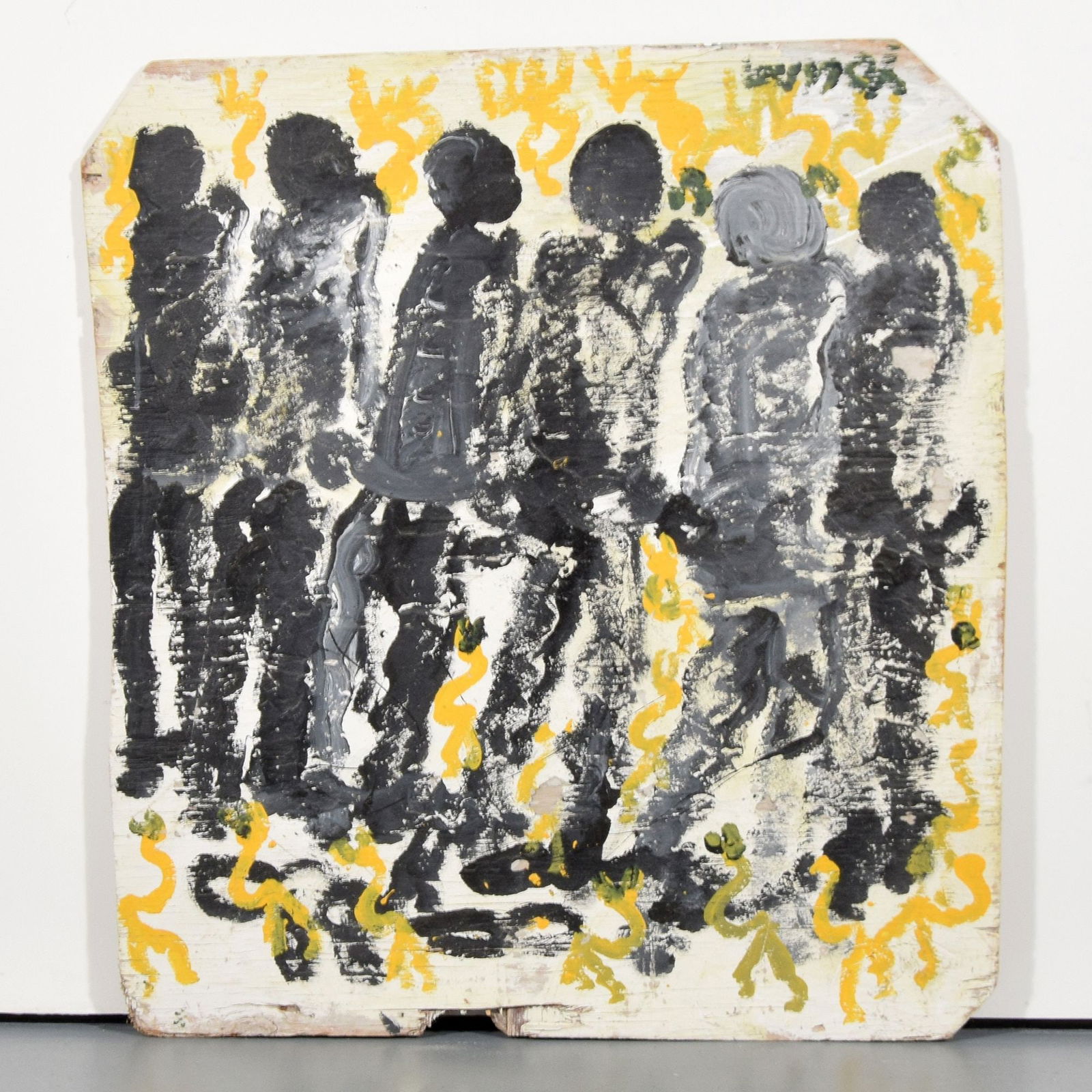 Purvis Young Painting, Estate of the Artist, 46"H (1 of 8)