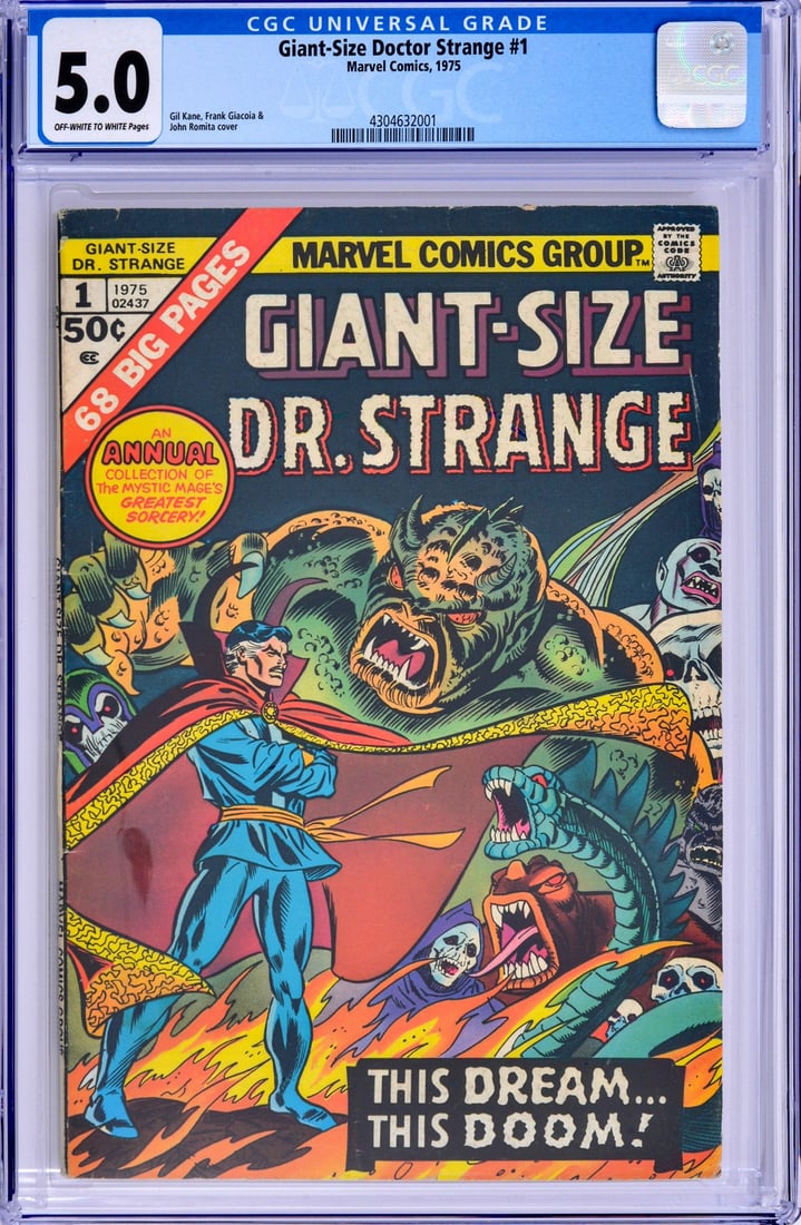 GIANT-SIZE DOCTOR STRANGE #1, CGC 5.0 (1 of 5)