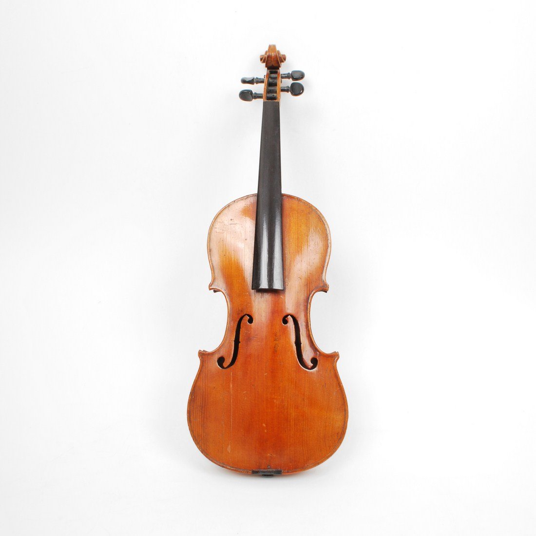 Antique Violin, Signed Stradivarius: Markings: signed Additional Information & Circa: Antique violin signed Stradivarius. Consignor states that it has been in the family at least 150 years c. unknown Dimensions: 23.5"l, 8.5"w