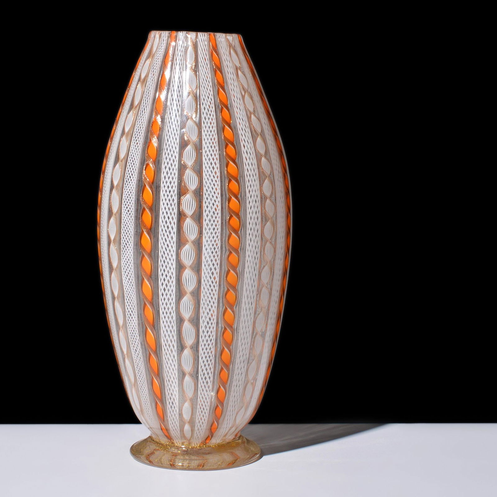 Fratelli Toso FILIGRANA Vase, Murano (1 of 8)