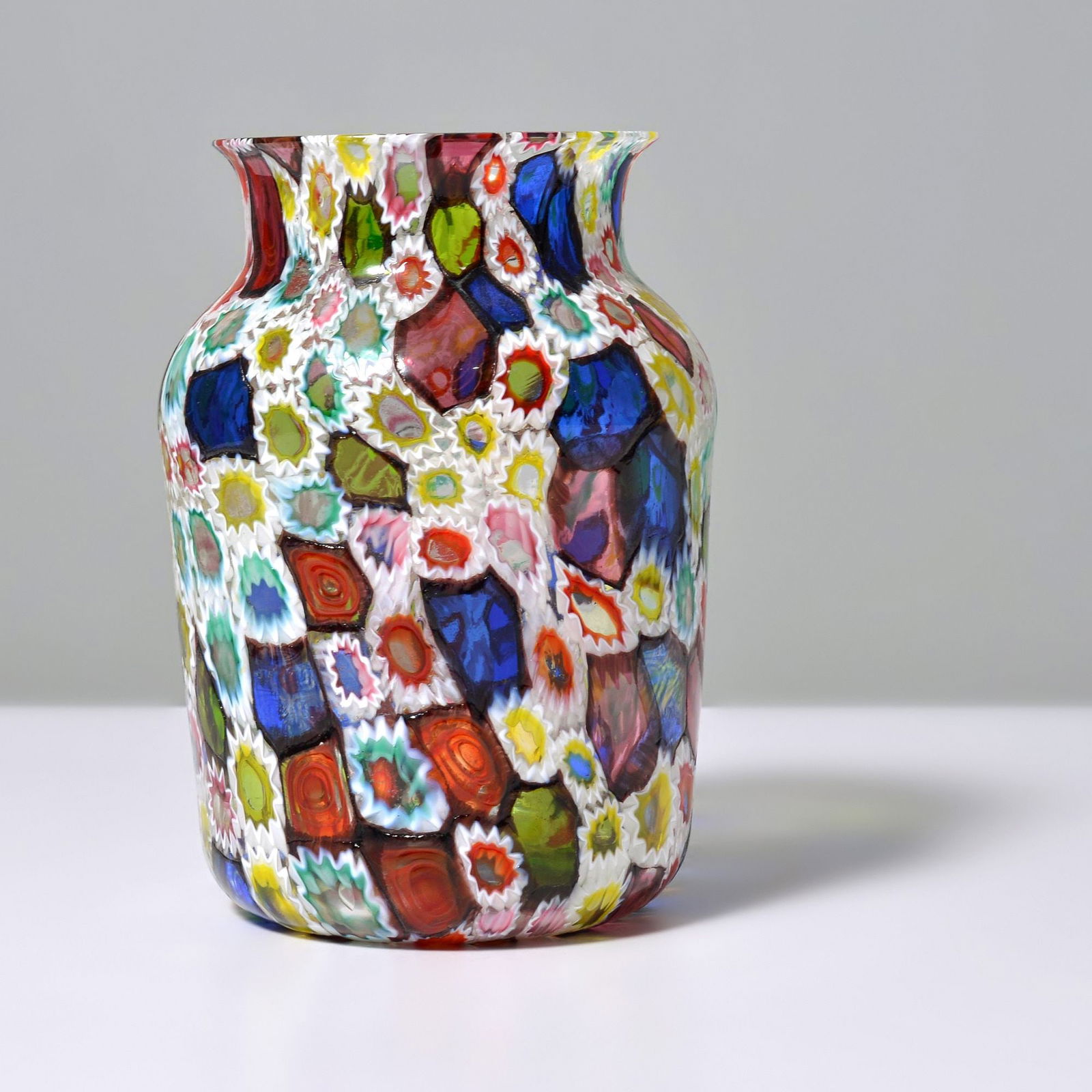 Fratelli Toso MILLEFIORI Vase, Murano (1 of 10)